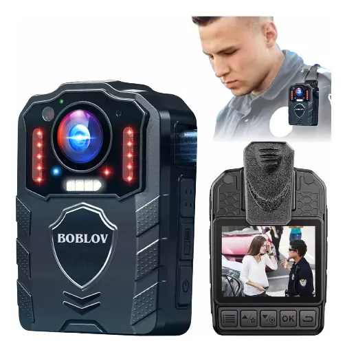 [3838] CÁMARA CORPORAL KJ25 1296P, VIDEOCÁMARA DE POLICÍA CON GRABACIÓN DE 13H, 3000MAH